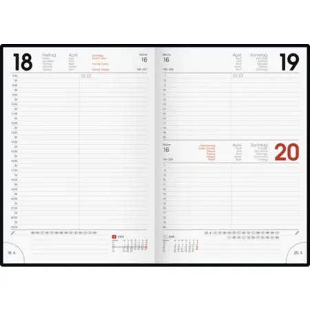 BRUNNEN Buchkalender Mod. 795 '25 „Nature“ | A5, Kunststoff