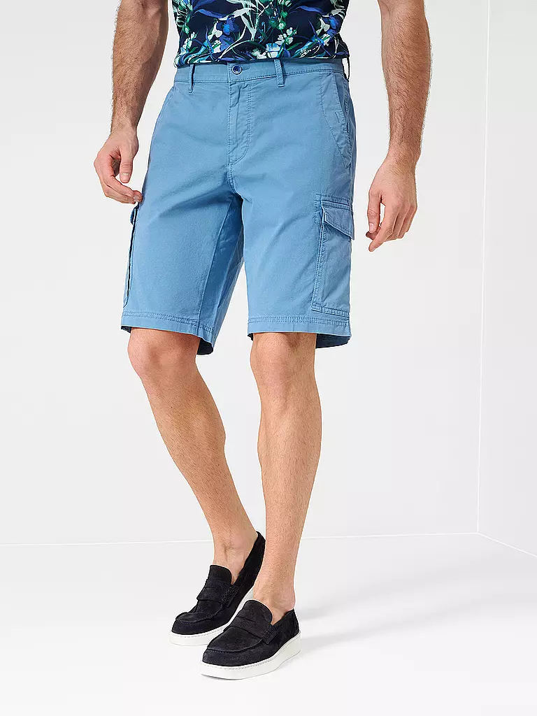 BRAX Shorts Regular Fit BRAZIL blau