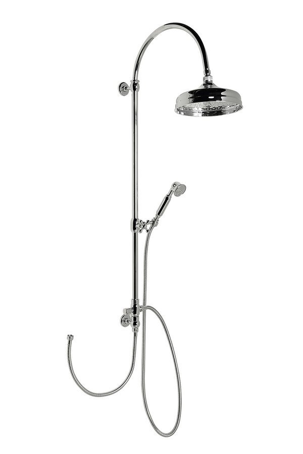 Sapho Vanity regendouche zonder douchekraan retro chroom