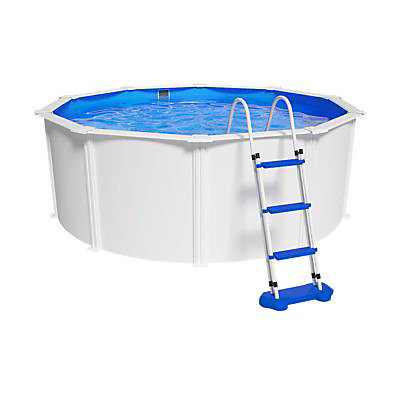 Piscine hors sol acier blanc Gré Fidji Ø3,70 x h.1,22 m