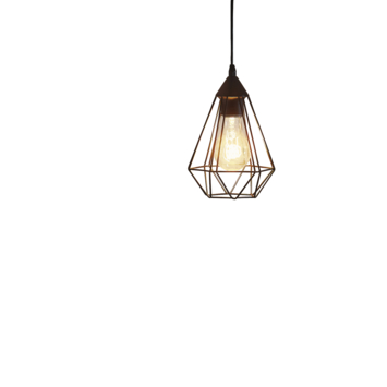 Eglo hanglamp Tarbes zwart Ø17,5 cm