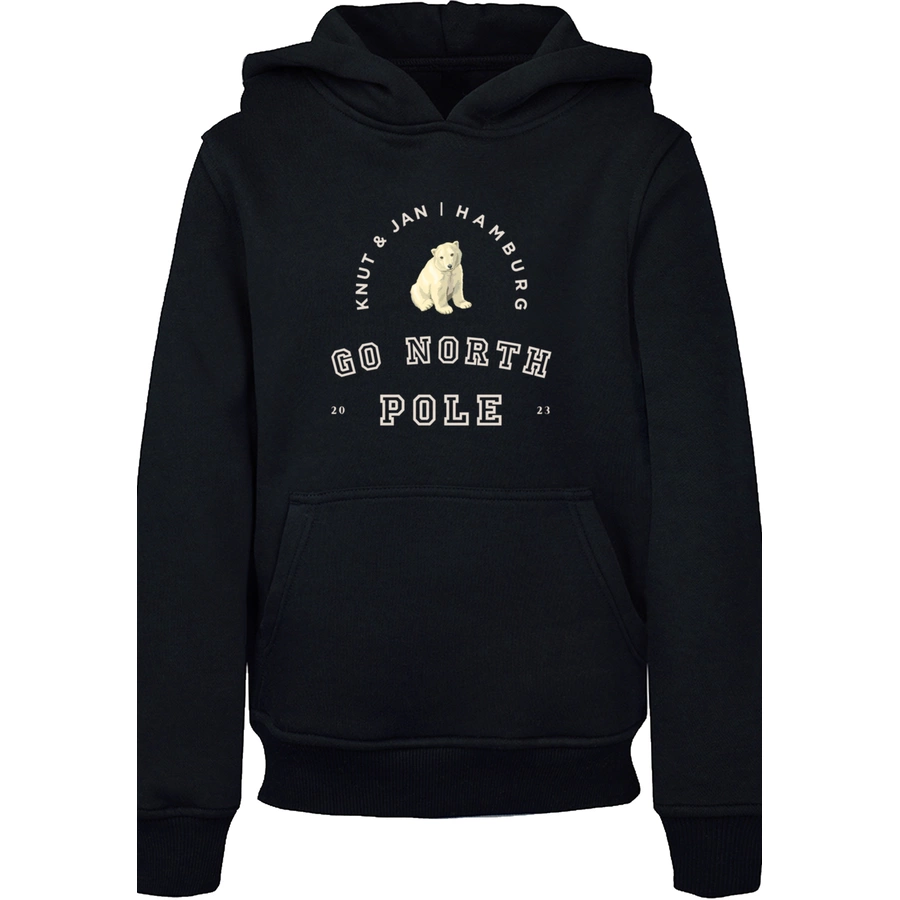 F4NT4STIC Hoodie Eisbär Knut & Jan Hamburg schwarz