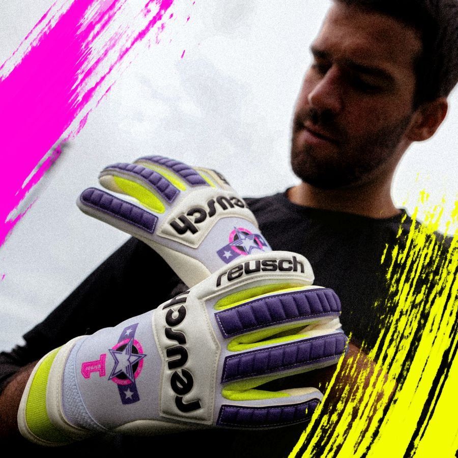 Reusch Gants de Gardien Legacy Pro Am Gold X - Blanc/Violet