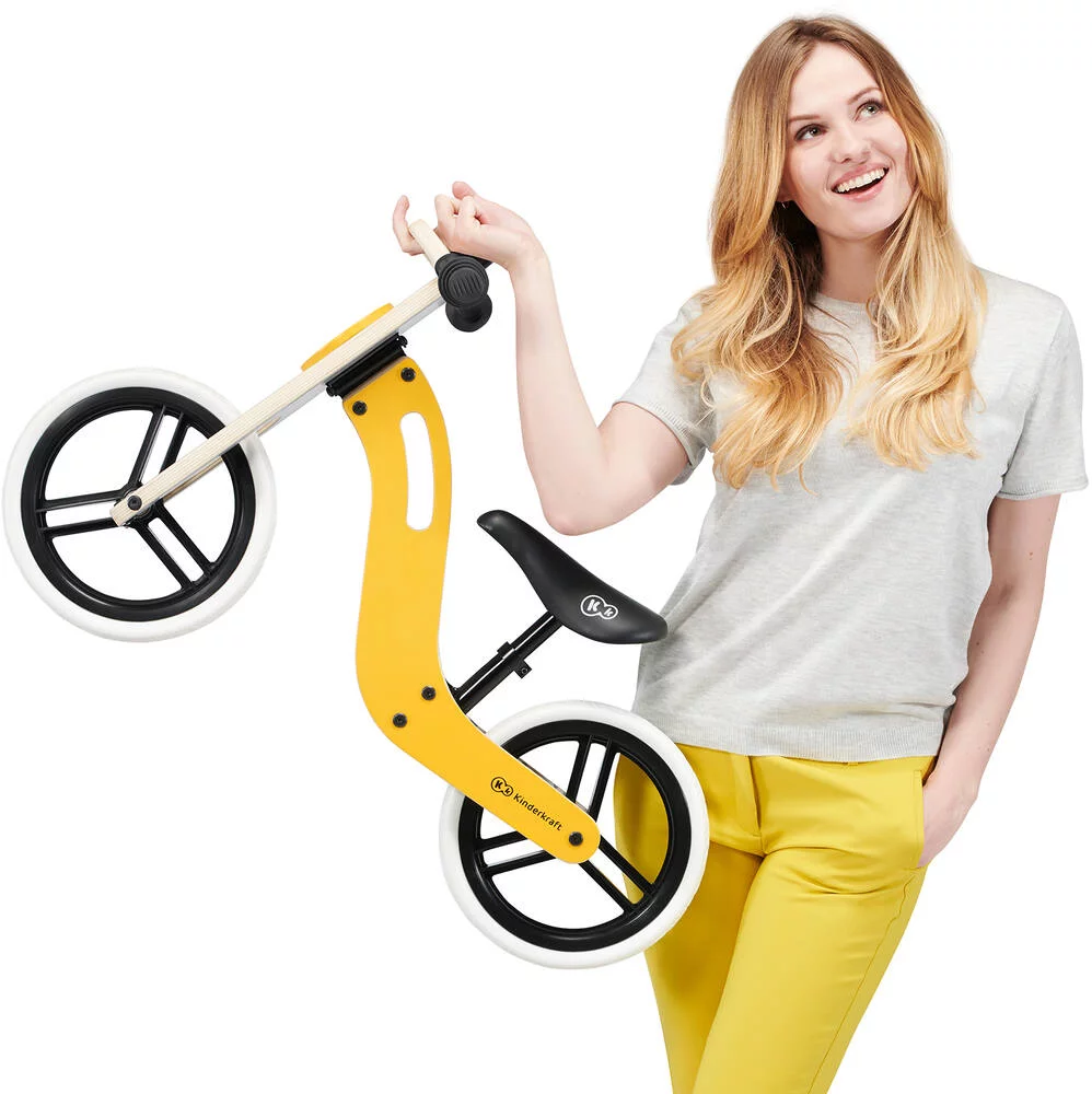 DRAISIENNE BOIS UNIQ JAUNE
