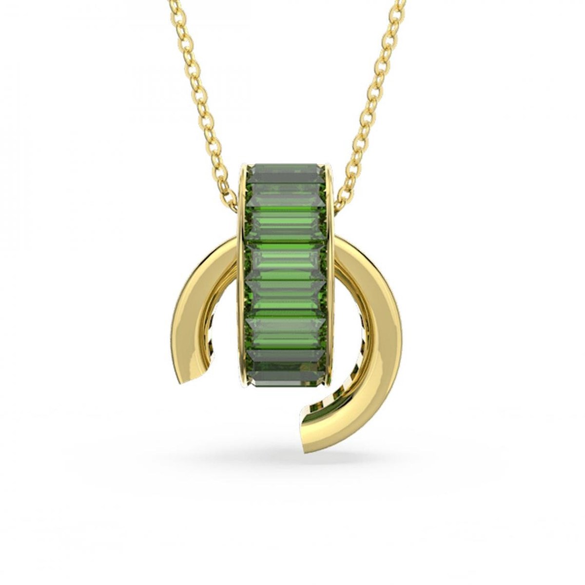 Collier Swarovski Matrix doré