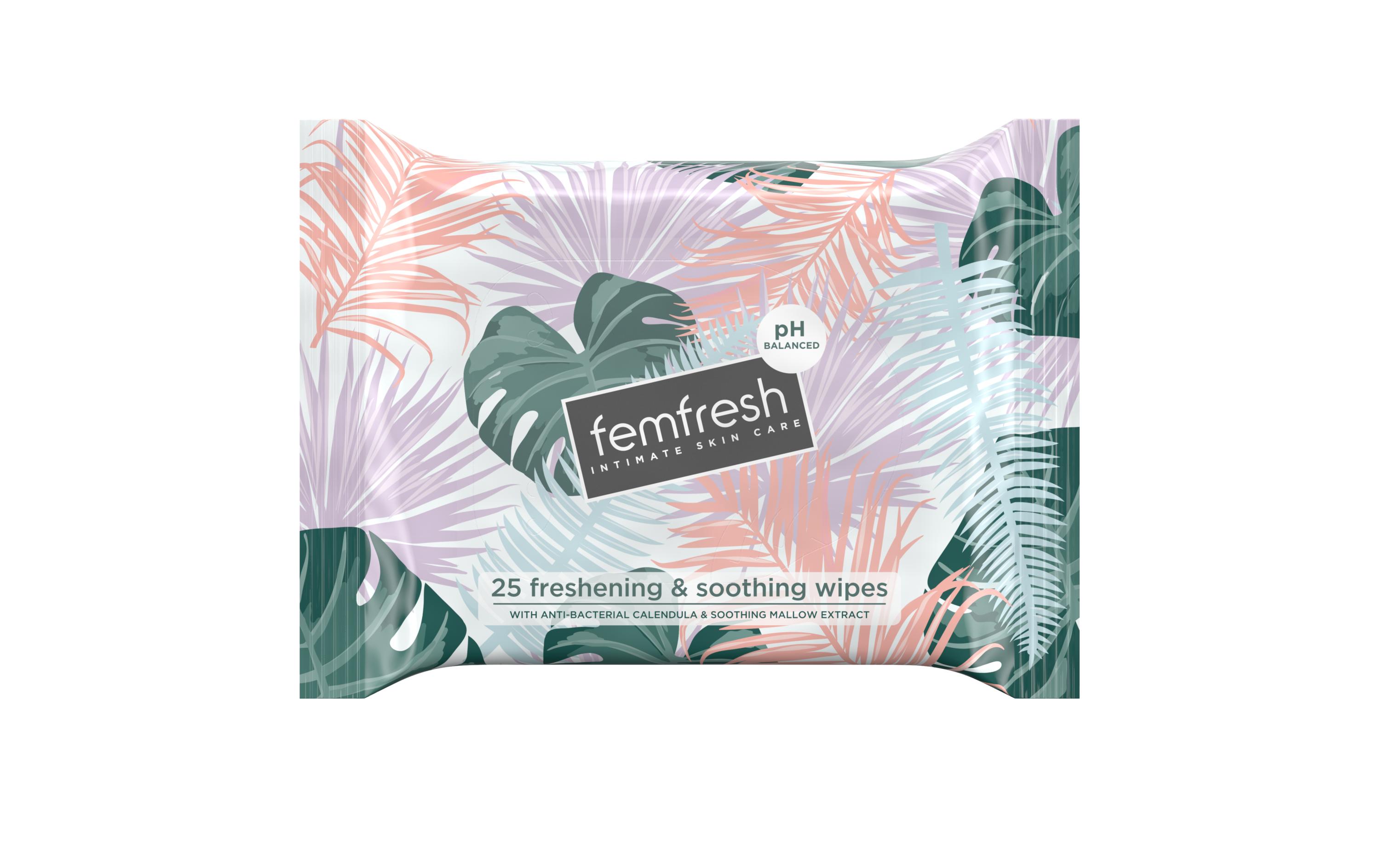 Freshening and soothing cloths Intim-Pflegetücher 25 StückBeruhigende Reinigungstücher