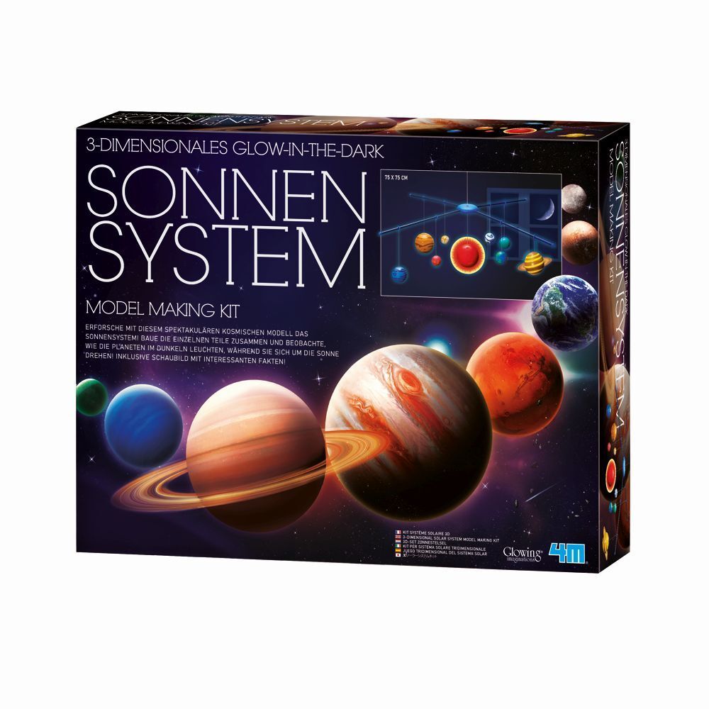 Bastelset Mobile Leucht-Sonnensystem