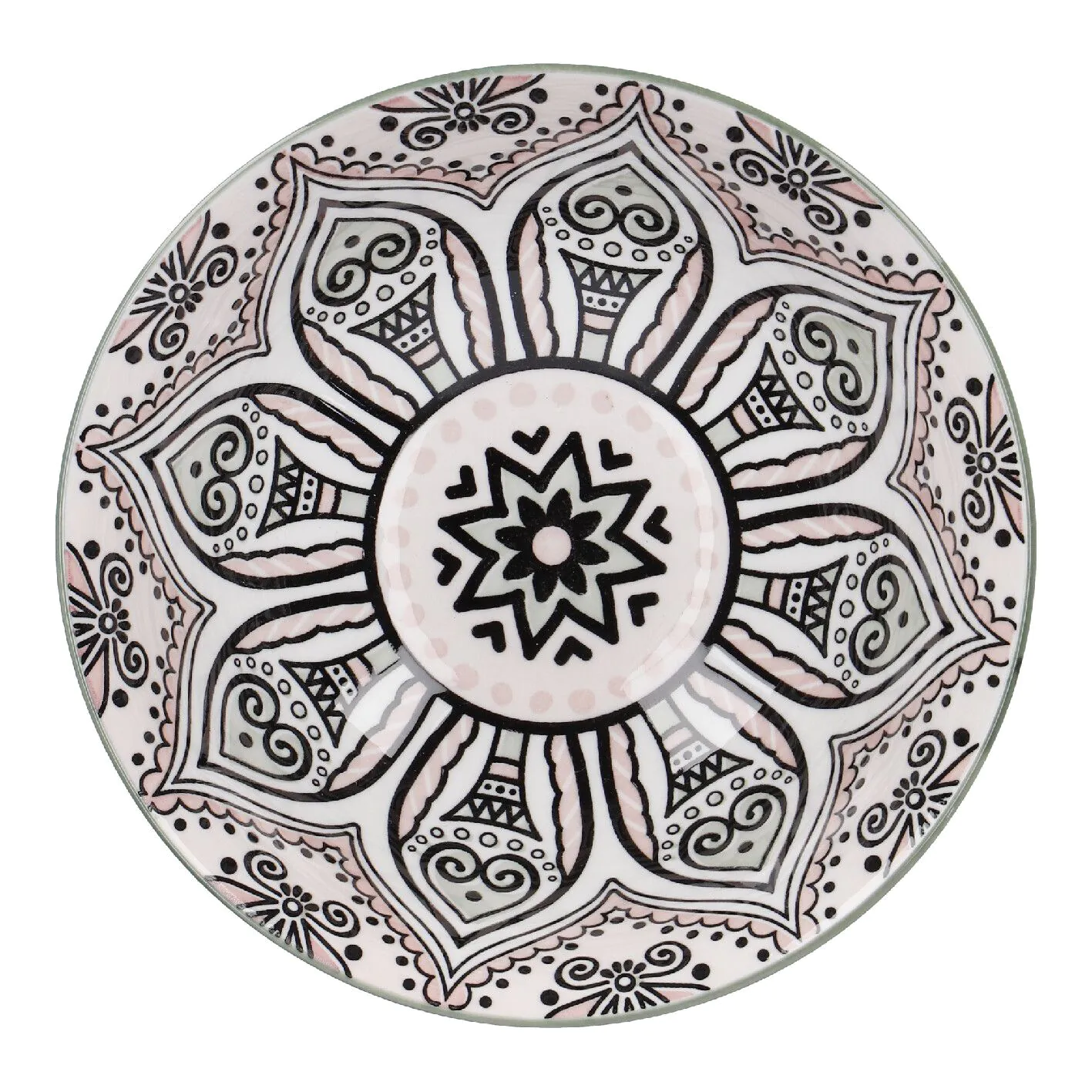 Schale Lisa, tief, rosa, 15 cm