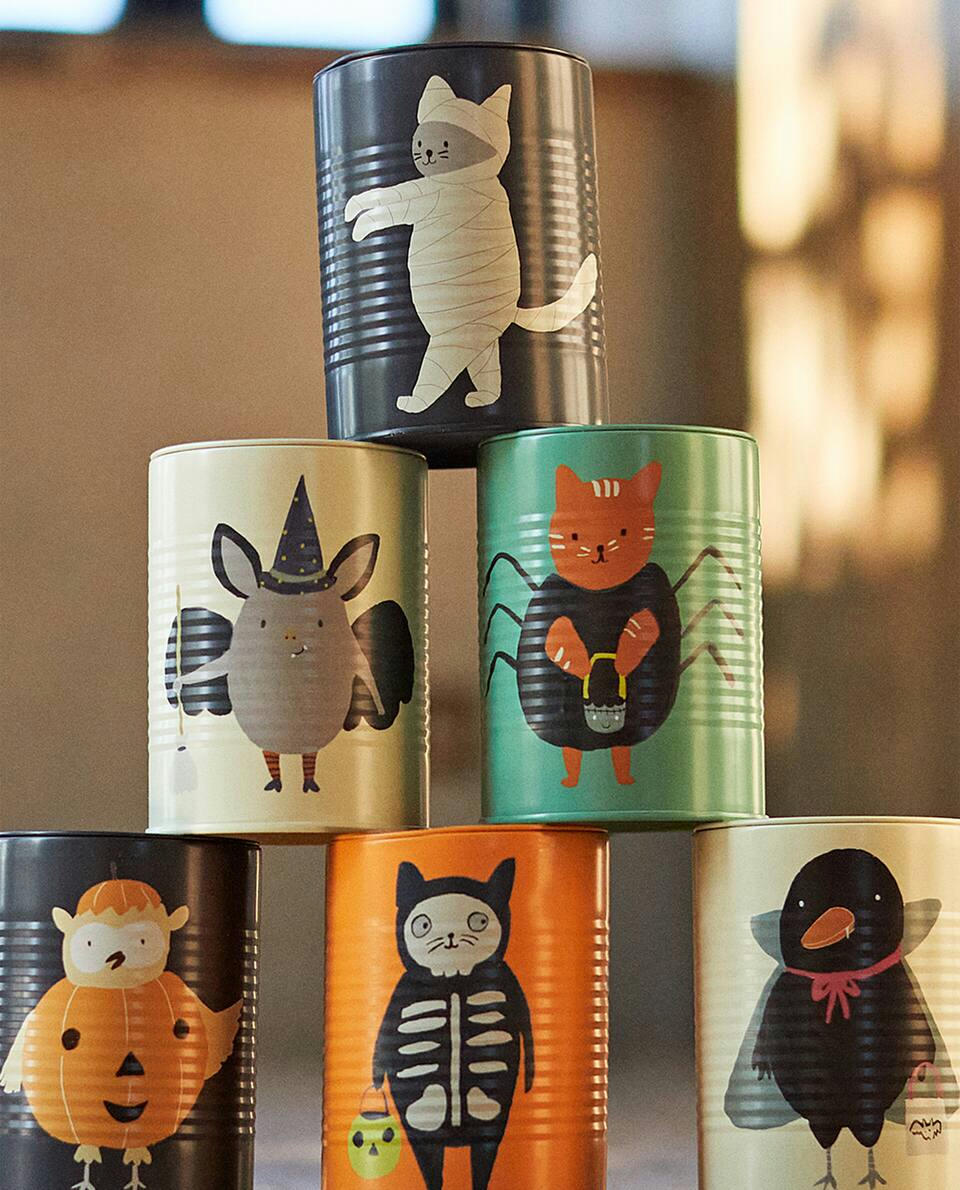 Conjunto de brinquedos de lata para o Halloween para crianças