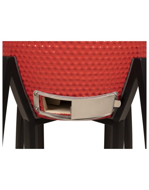 Patton Premium Kamado 21inch Red Devil - Barbecue - Ø 47 cm 77 kg Rood Zwart