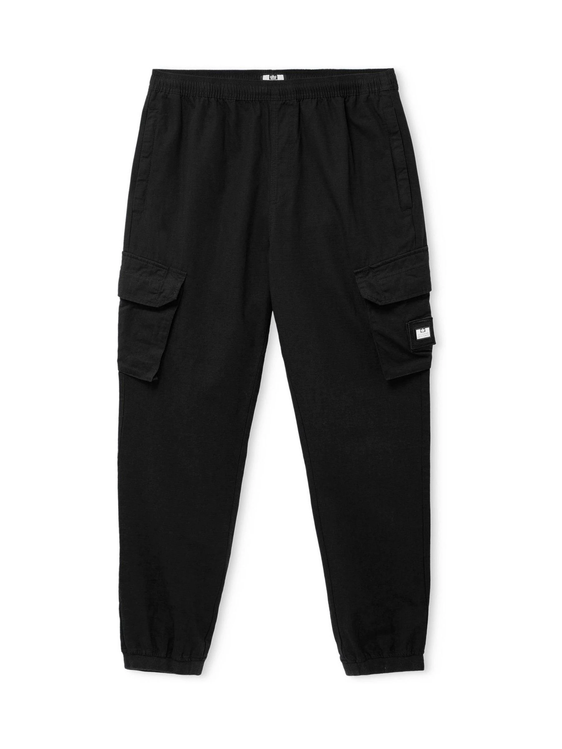 Weekend Offender Pianemo Cotton Ripstop Black Joggers