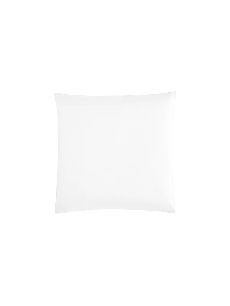 CHRISTIAN FISCHBACHER Satin-Kissenbezug 70x90cm Weiss  weiss
