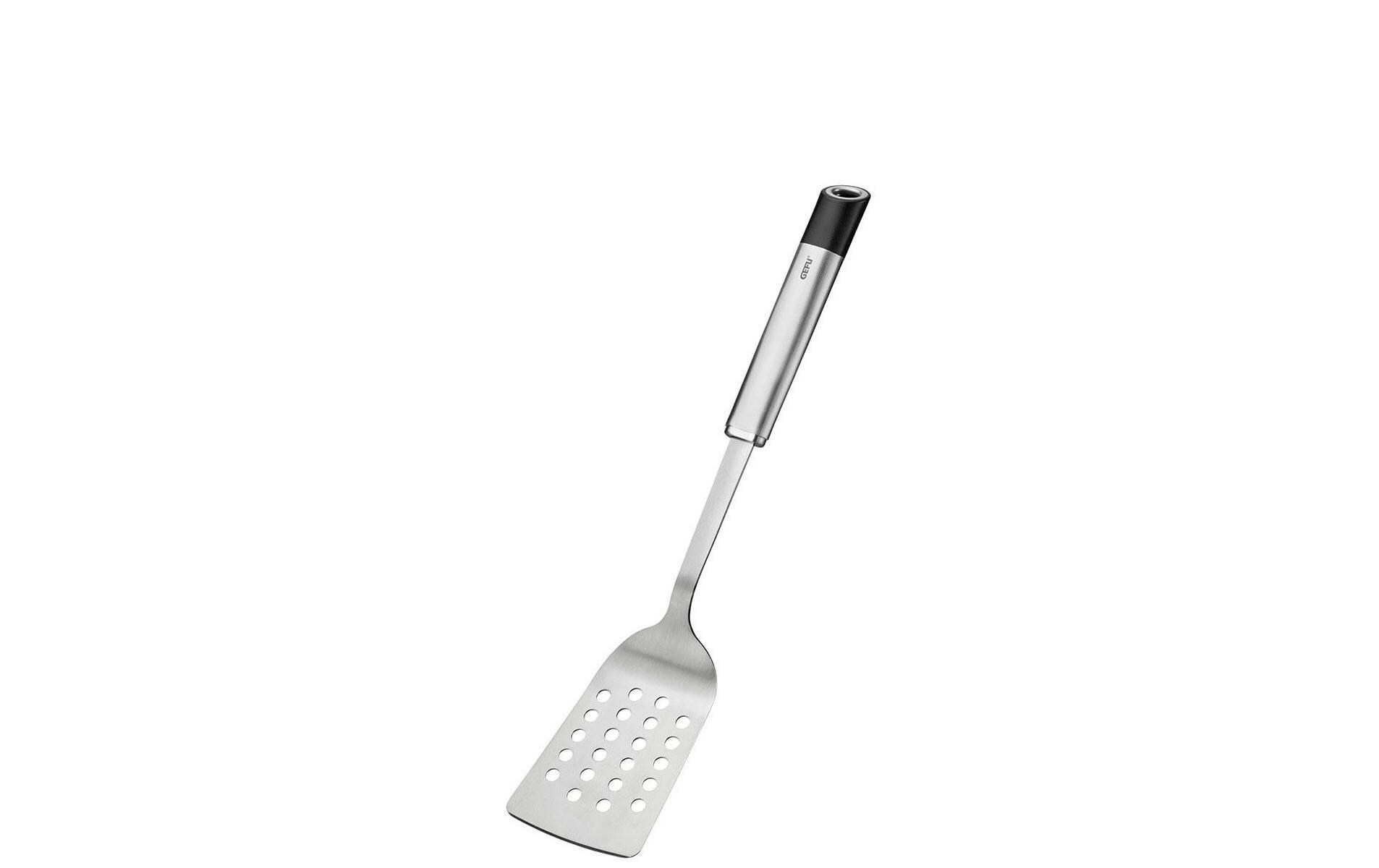 Pfannenwender Primeline 36 cm, Schwarz/SilberFlacher Pfannenwender