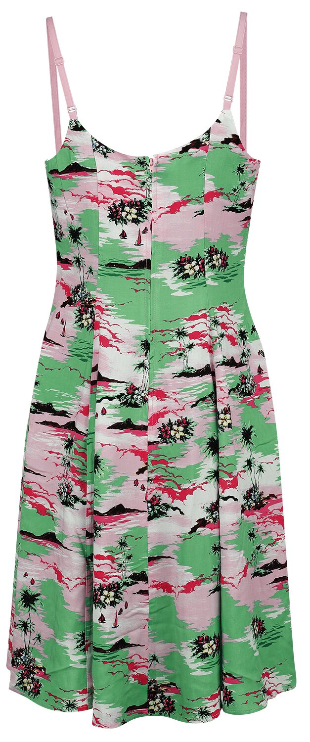Kai Knee Dress | Hell Bunny Robe mi-longue