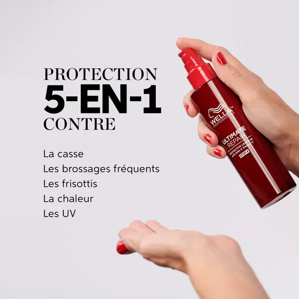 Tratamento Protetor Sem Enxágue Wella Professionals Ultimate Repair para Cabelos Danificados 140ml