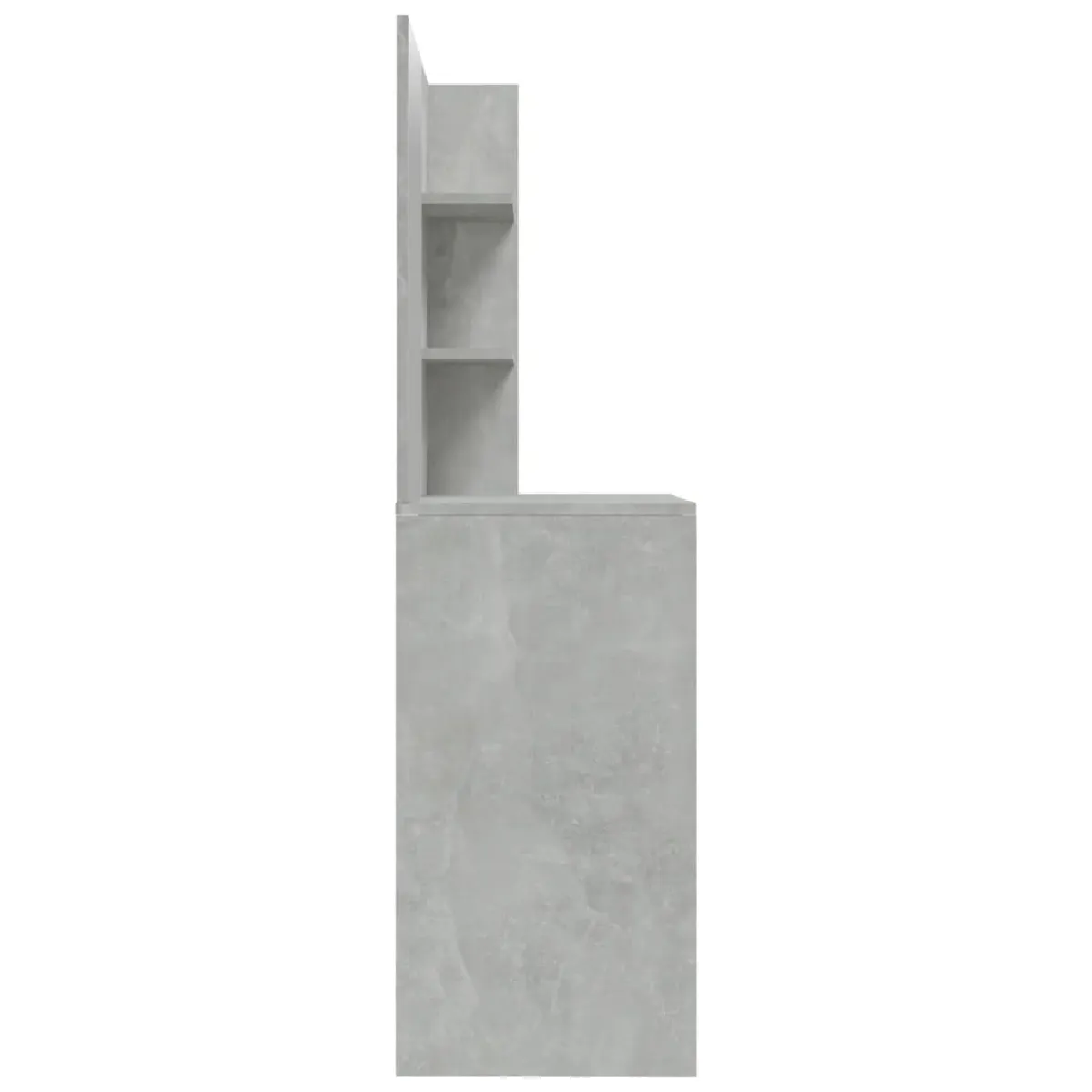 Helloshop26 Coiffeuse design contemporaine - Gris béton