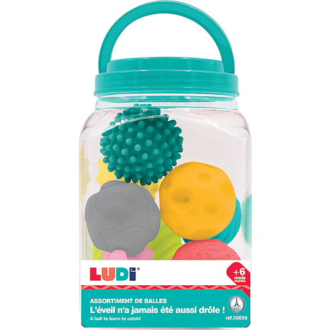 LUDI sansebolde med sjove overflader