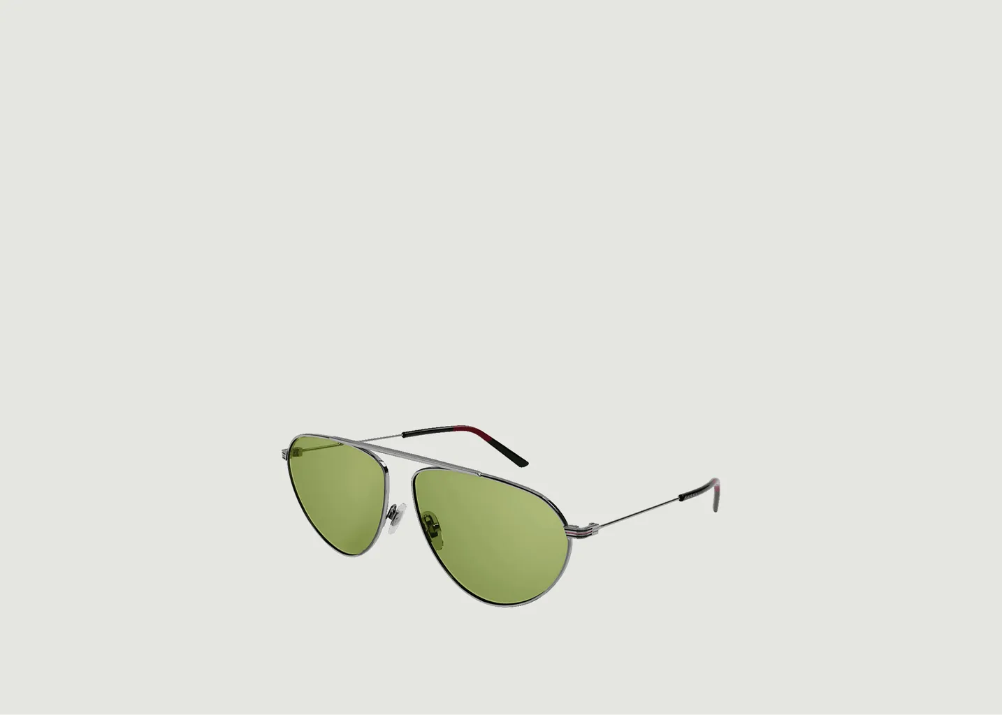 Lunettes de soleil en métal avec verres colorés Gucci