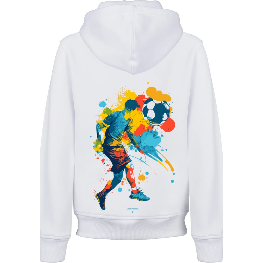 F4NT4STIC Hoodie Fußballer bunt weiß