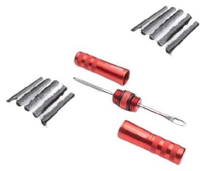 Kit de Réparation Tubeless Parts 8.3 Light Rouge   10 Mèches