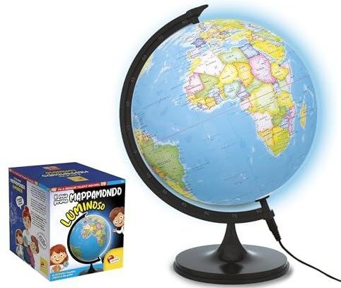 Lisciani Giochi- I'm a Genius Mijn eerste wereldbol, lichtgevend, 105519, meerkleurig