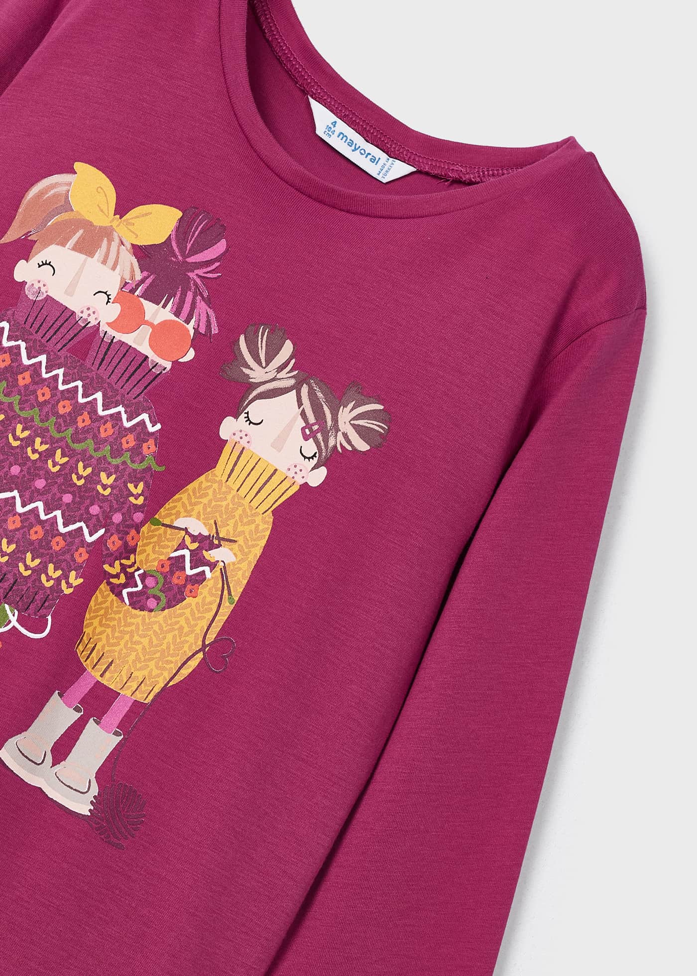Camiseta estampada Better Cotton para meninas