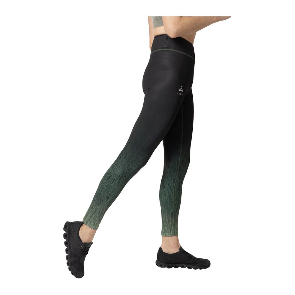 Odlo ZEROWEIGHT PRINT - Collant Femme loden frost