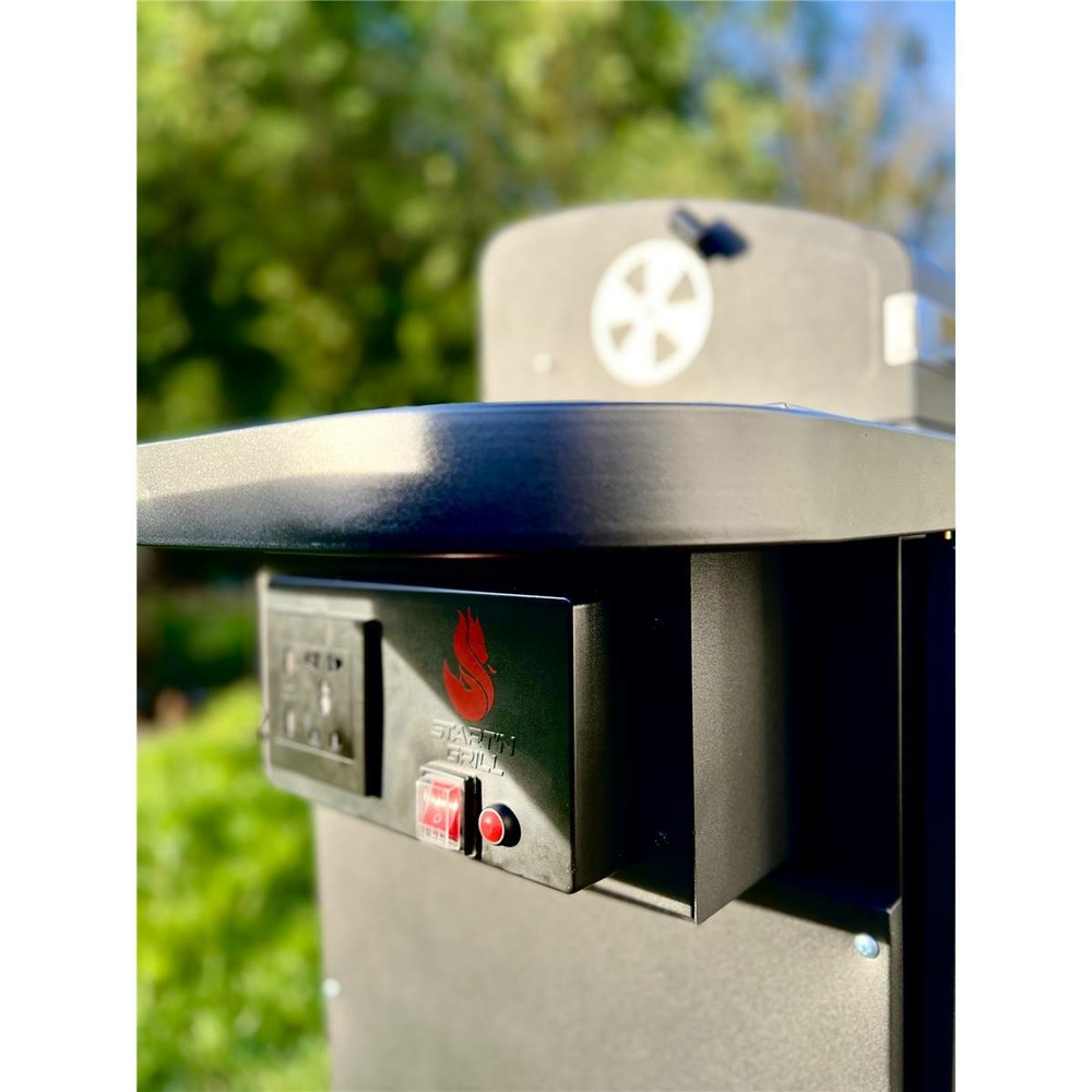 Barbecue charbon start'n'grill connecté à allumage automatique