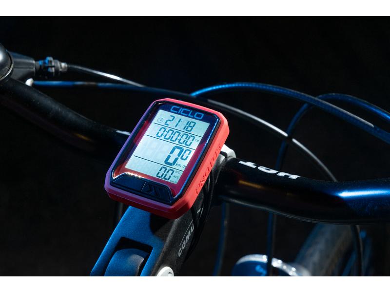 Ciclosport Velo-Tacho Protos 213 Schwarz Drahtloser Fahrradcomputer