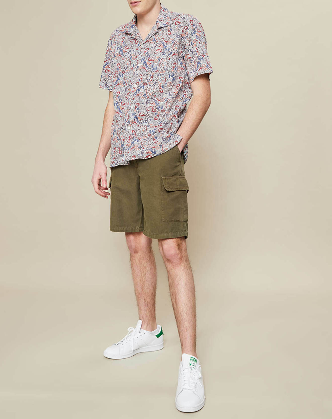 Hartford Chemise slim Slam imprimée multicolore