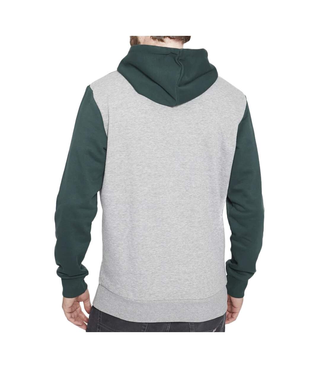 Sweat à capuche Gris/Vert Homme Jack and Jones Blocking