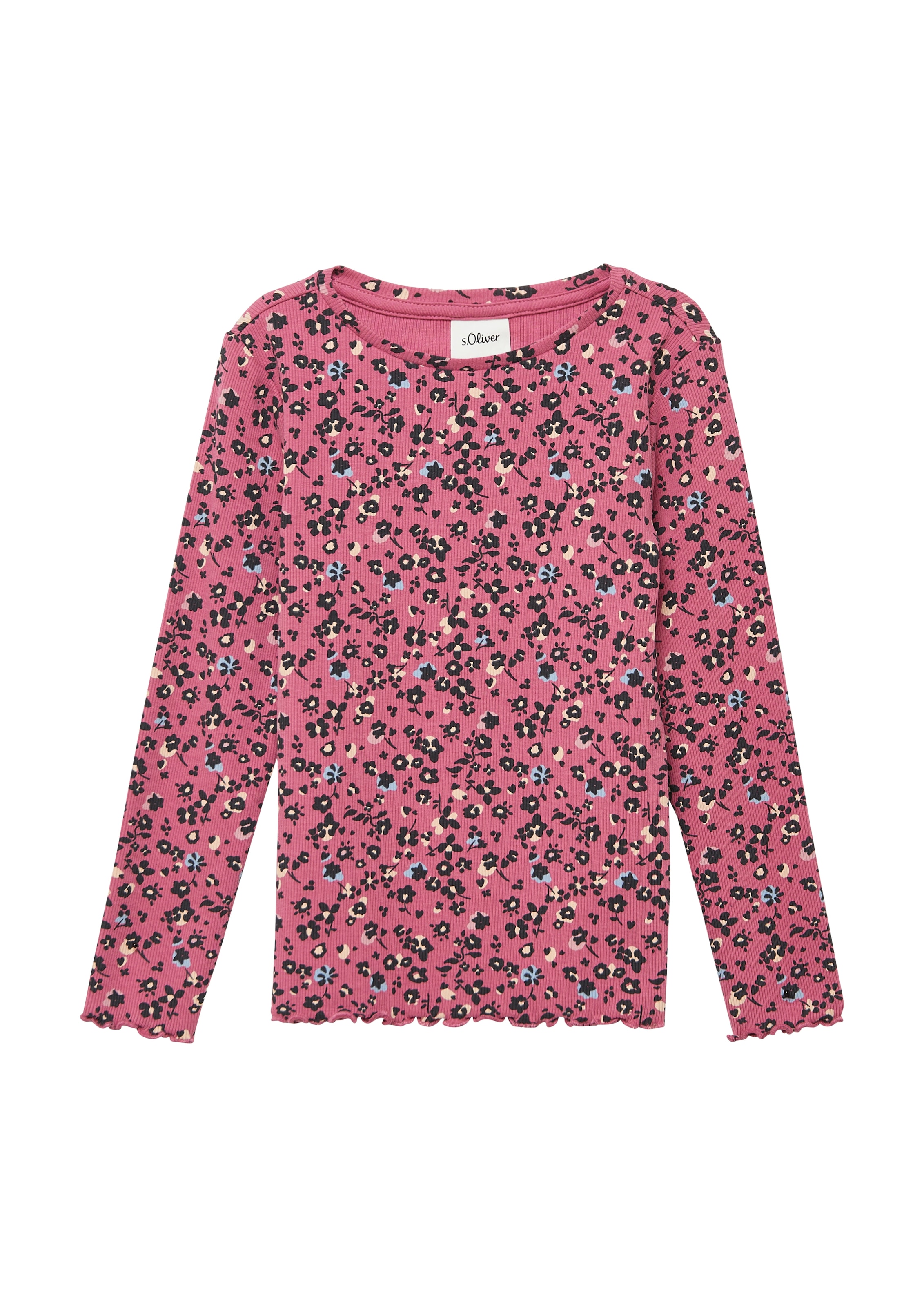 s.Oliver Junior Langarmshirt , mit All-Over Print