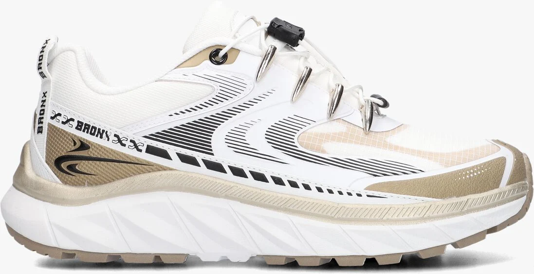 BRONX witte bronx lage sneakers track-err 66516-l