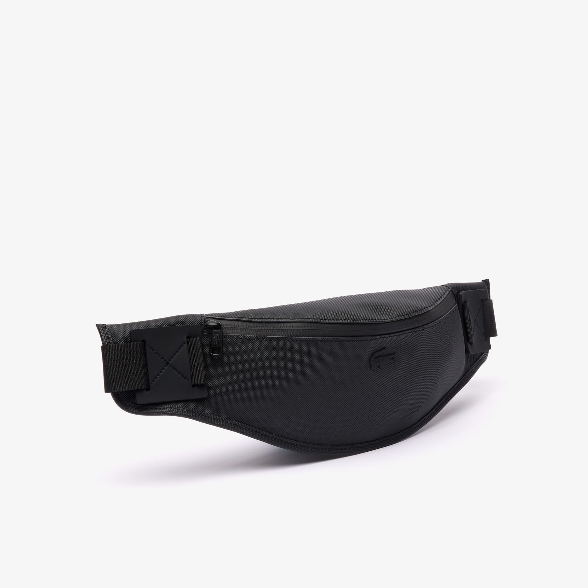 Sac banane en petit piqué Sacs banane - Noir - Lacoste - Homme