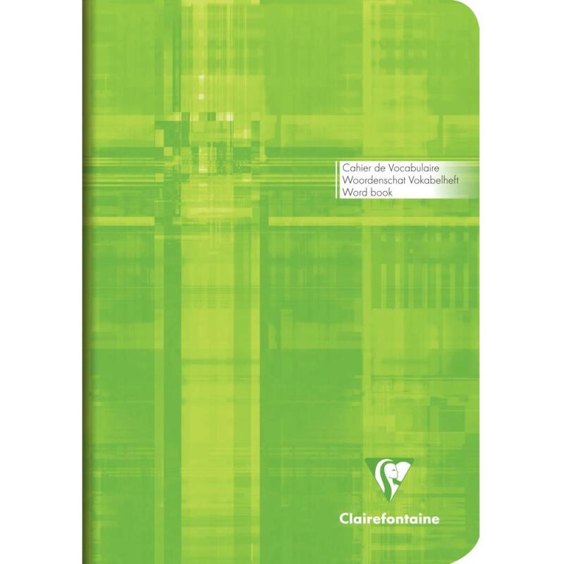 Carnet de vocabulaire piqué A5 64 pages ligné + marge centrale - Assortis