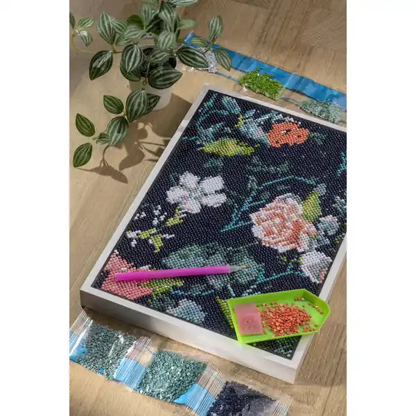 Diamond Painting-Set Blumen