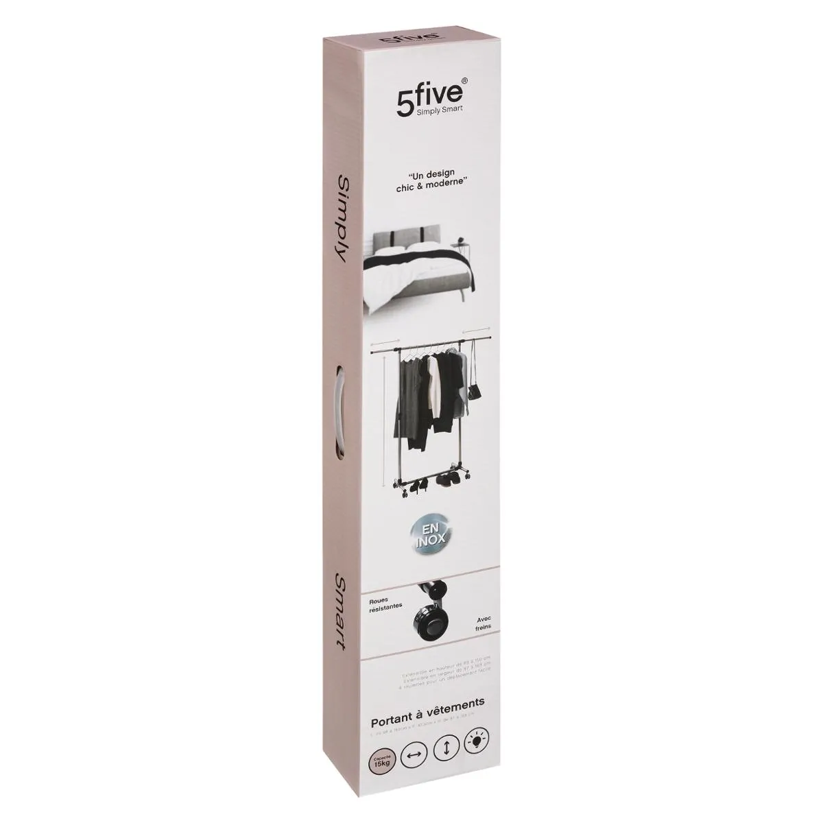 Five Simply Smart Portant Vêtements - Inox