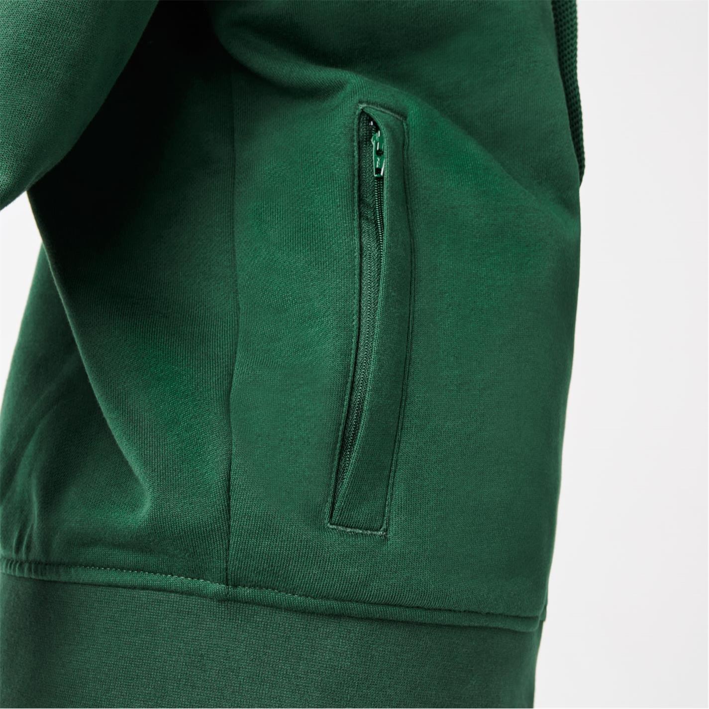 Lacoste Embroidered Croc Zip Hoodie
