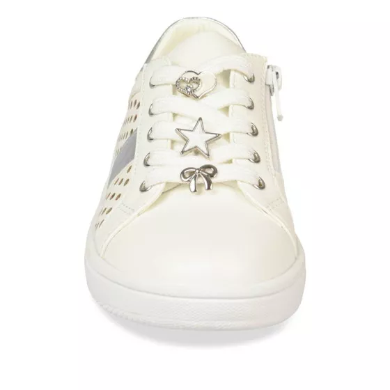 Baskets BLANC LOVELY SKULL