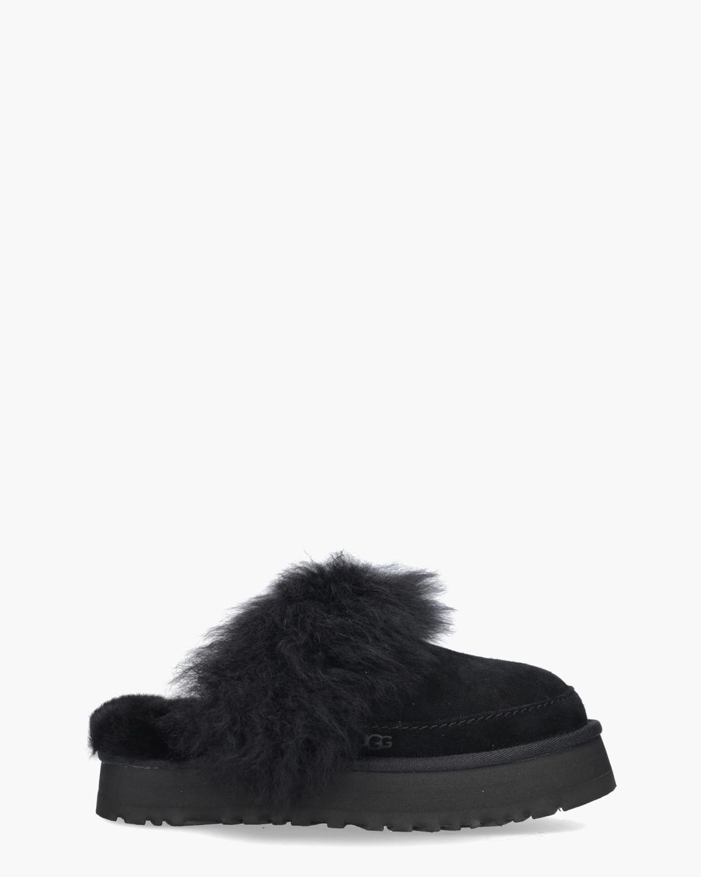 UGG Disquette Chalet Slipper Black Damespantoffels