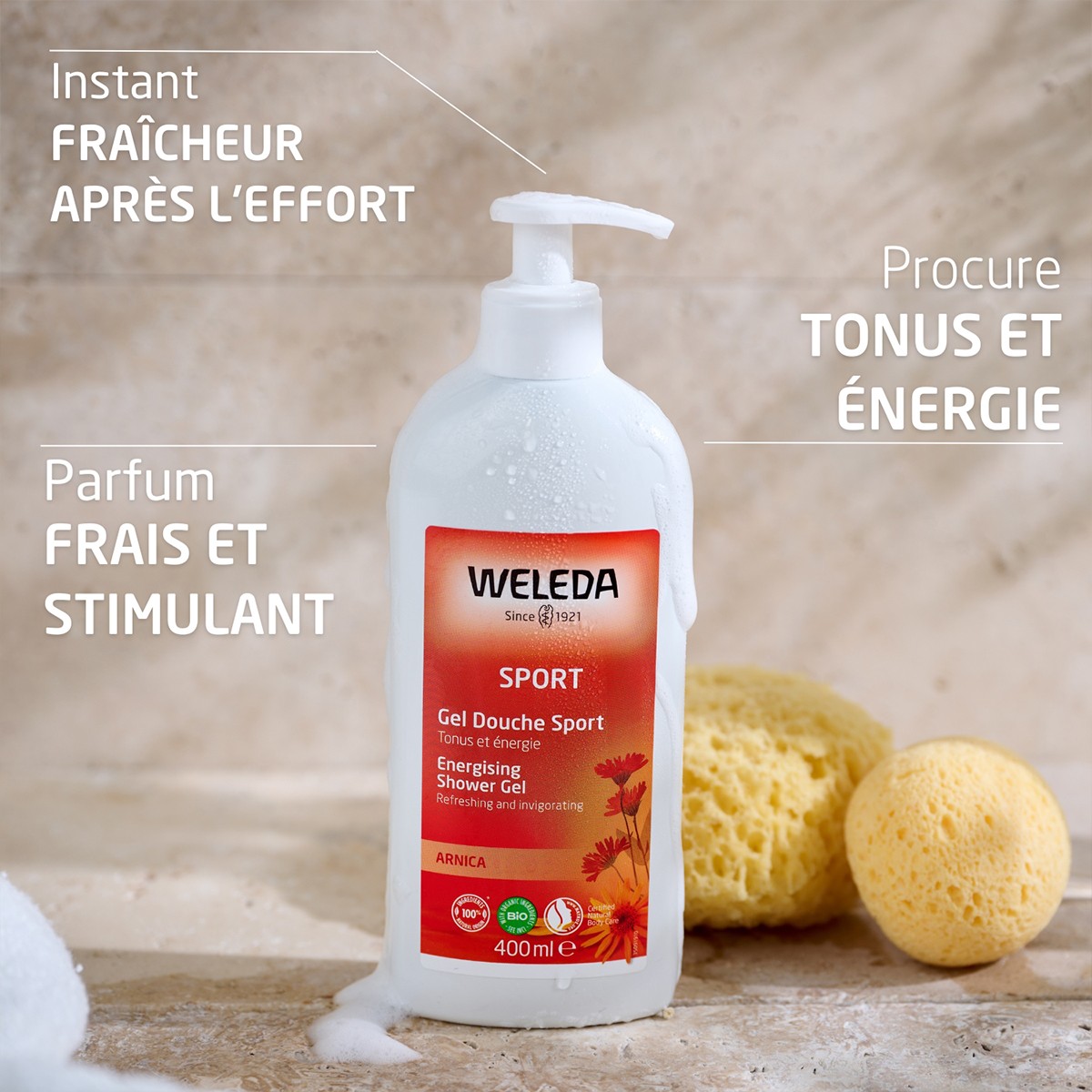 Gels douche bio sport - Arnica - 2 x 400 ml