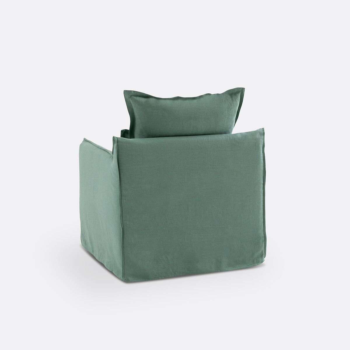 LA REDOUTE INTERIEURS<br>Poltrona de linho Gekreukt, Odna