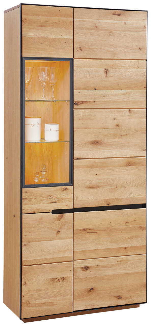 Linea Natura Vitrine mit Beleuchtung KELIO