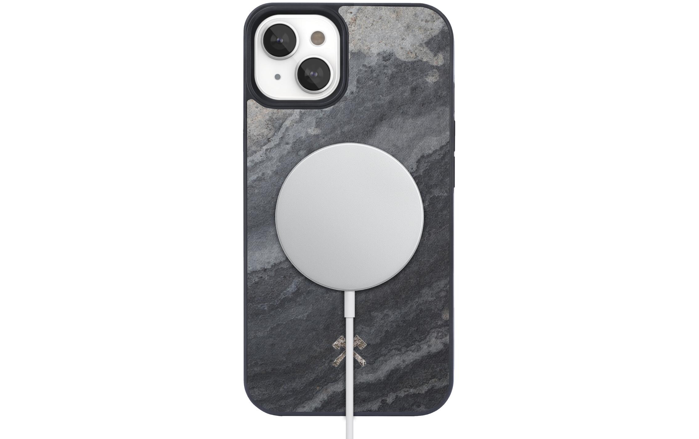 Back Cover Bumper MagSafe iPhone 14 Plus Camo GrauMagSafe kompatible Schutzhülle für das Apple iPhone 14 Plus