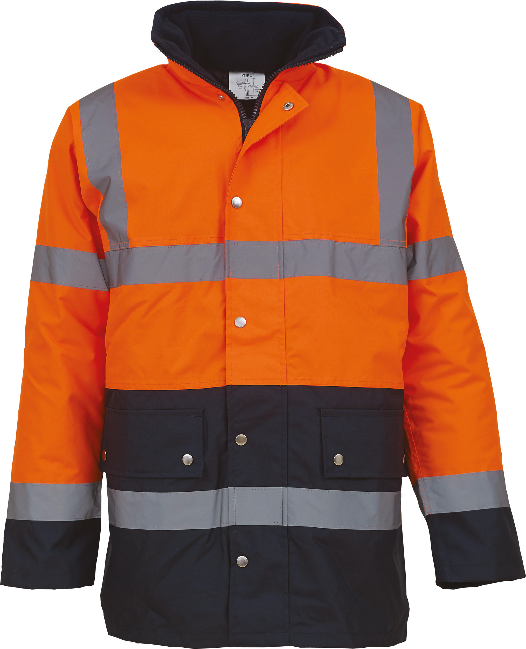 Yoko YHVP302 - Veste de sécurité bicolore haute visibilité