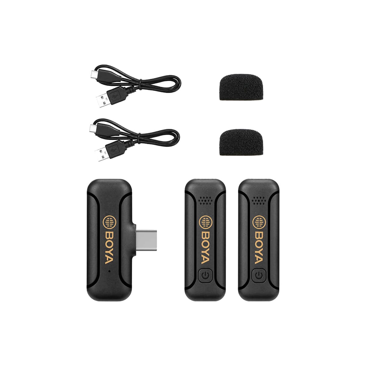 BOYA BY-WM3T2-U2 USB-C tokanals trådløs mikrofon