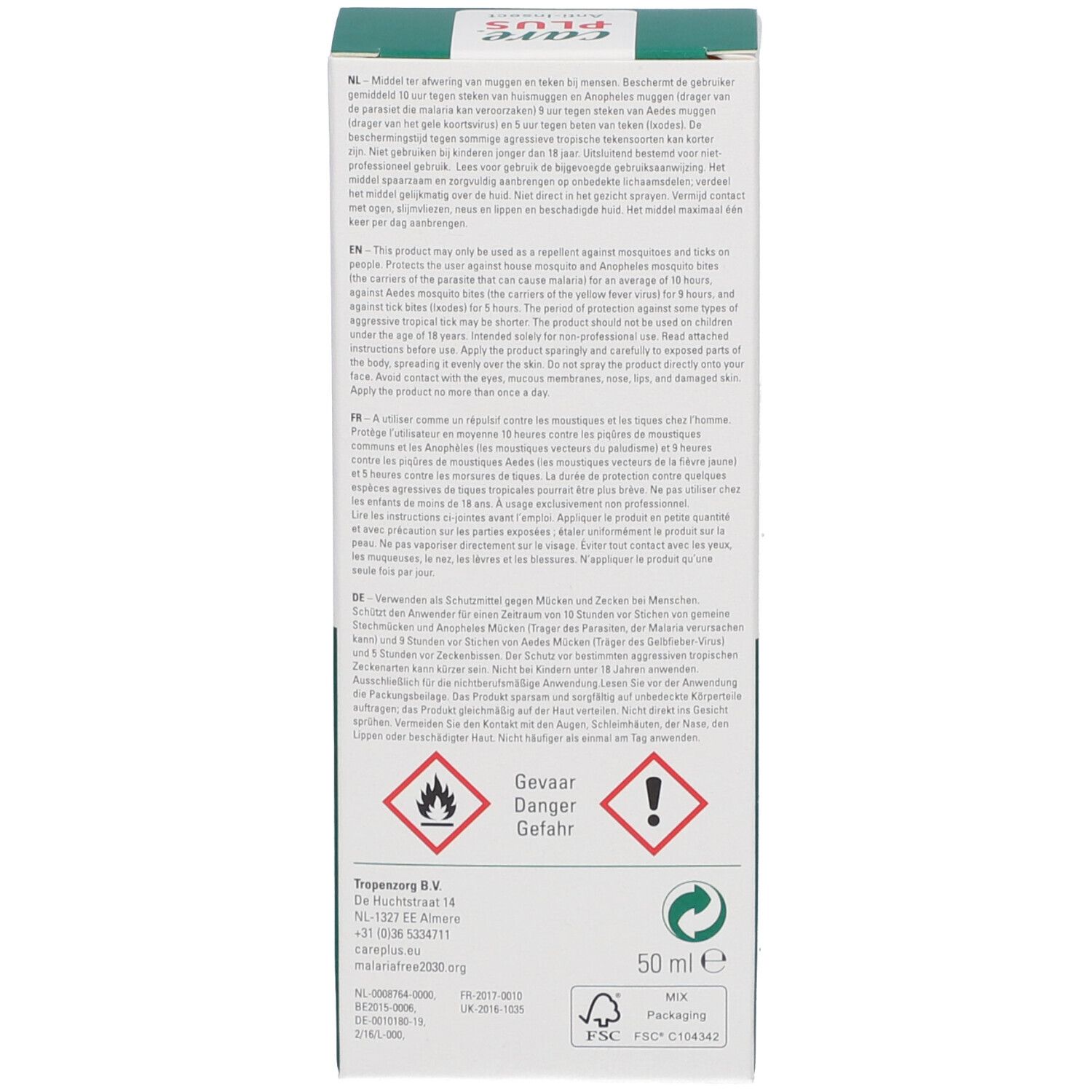 Care Plus® Anti-Insect DEET Lotion 50%