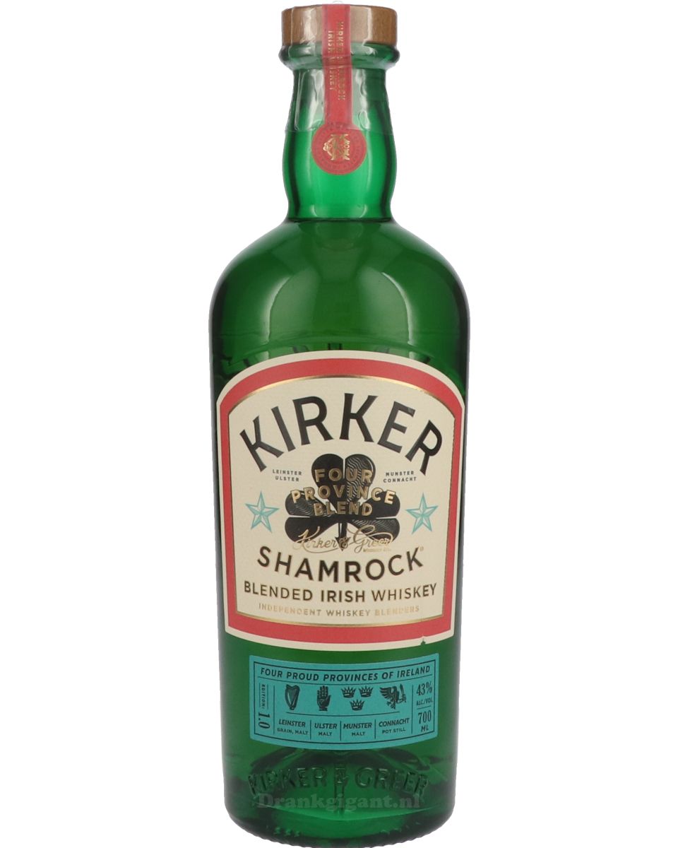 Kirker & Greer Shamrock Blended Irish Whiskey 70 cl