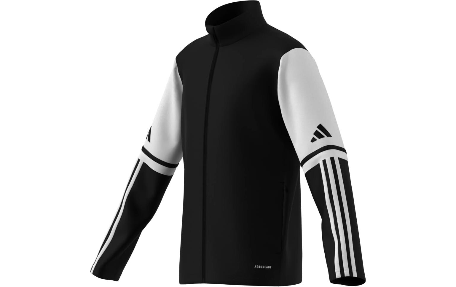 Jacket Training SQ25 Y 116, Schwarz/WeissTrainingsanzug-Oberteil
