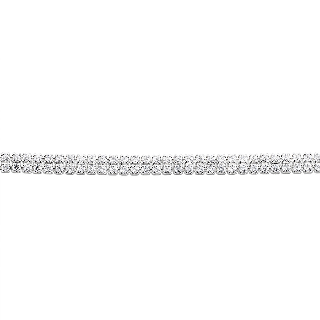 Bracelet Anthia Argent Blanc Oxyde De Zirconium